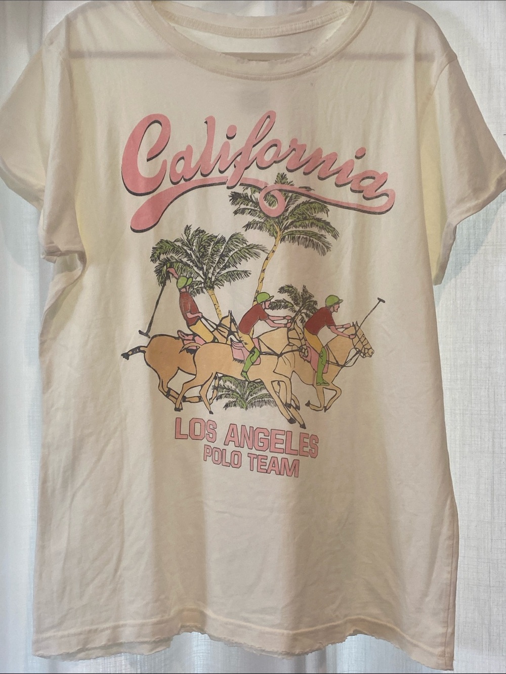 Recycled Karma NWOT Los Angeles Polo Team California Graphic Tee PTP 22